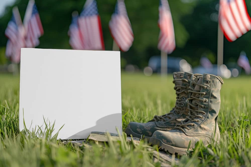 Honoring Veterans Customizing Cemetery Flag Holders